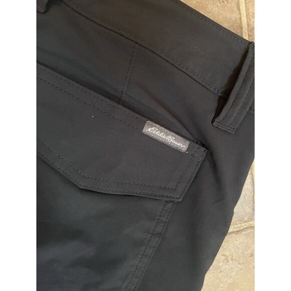 Eddie Bauer Women's 8 Polar Fleece-Lined Dark Blue Nylon Hiking Cozy Warm Pants - Picture 9 of 13